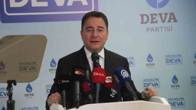 YEREL SEÇİMLERLE İLGİLİ KONUŞAN DEVA PARTİSİ GENEL BAŞKANI ALİ BABACAN,