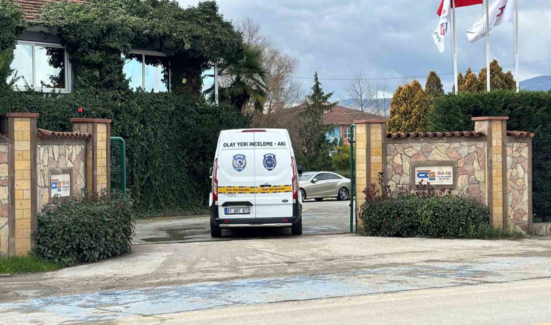 DÜZCE’DE BİR İŞ YERİNDE MEYDANA GELEN İŞ KAZASINDA 1 KİŞİ