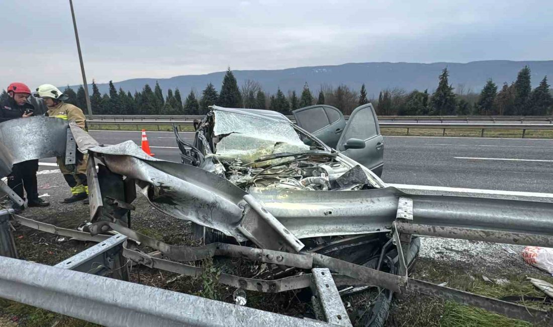 DÜZCE’NİN YEŞİLYAYLA MEVKİİNDE OTOMOBİLİN