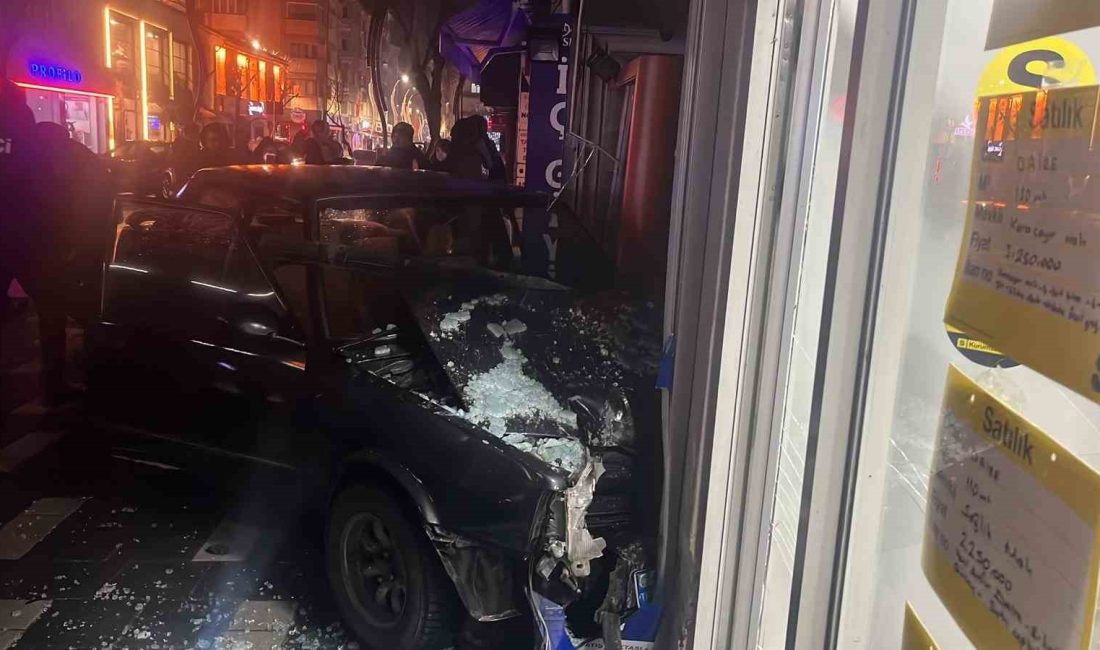 BOLU’DA CUMHURİYET CADDESİ’NDE ALKOLLÜ