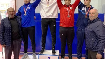 SERBEST GÜREŞTE KOCAELİ İL SEÇMELERİNE KATILAN GENÇLERBİRLİĞİ SPOR KULÜBÜ SPORCULARI,