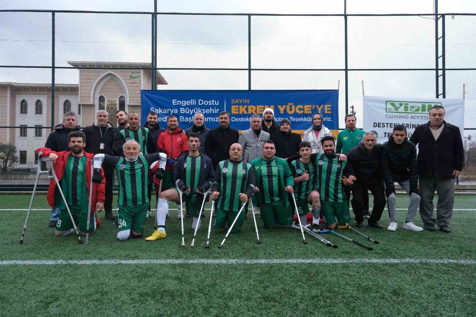 Sakarya Büyükşehir Ampute Futbol takımı evinde rüzgar gibi esti