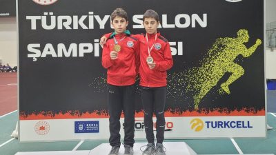 TÜRKİYE ATLETİZM U14 SALON ŞAMPİYONASI’NA DÜZCELİ SPORCULAR DAMGA VURDU.