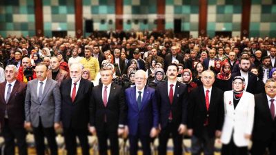 BOLU’DA BİR OTELDE YÜZLERCE PARTİLİNİN KATILDIĞI TANITIM TÖRENİNDE AK PARTİ’NİN