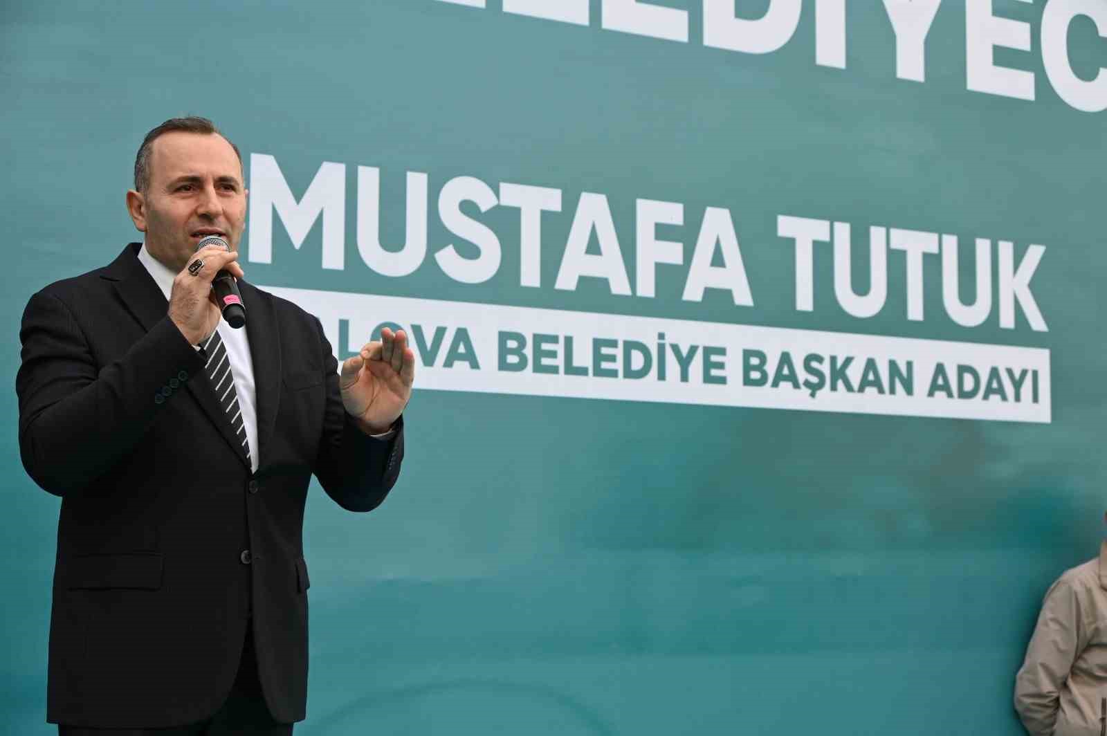 AK Parti Yalova Başkan Adayı Tutuk: “Yalova’da iziniz var mı, harmanda yüzünüz olacak”