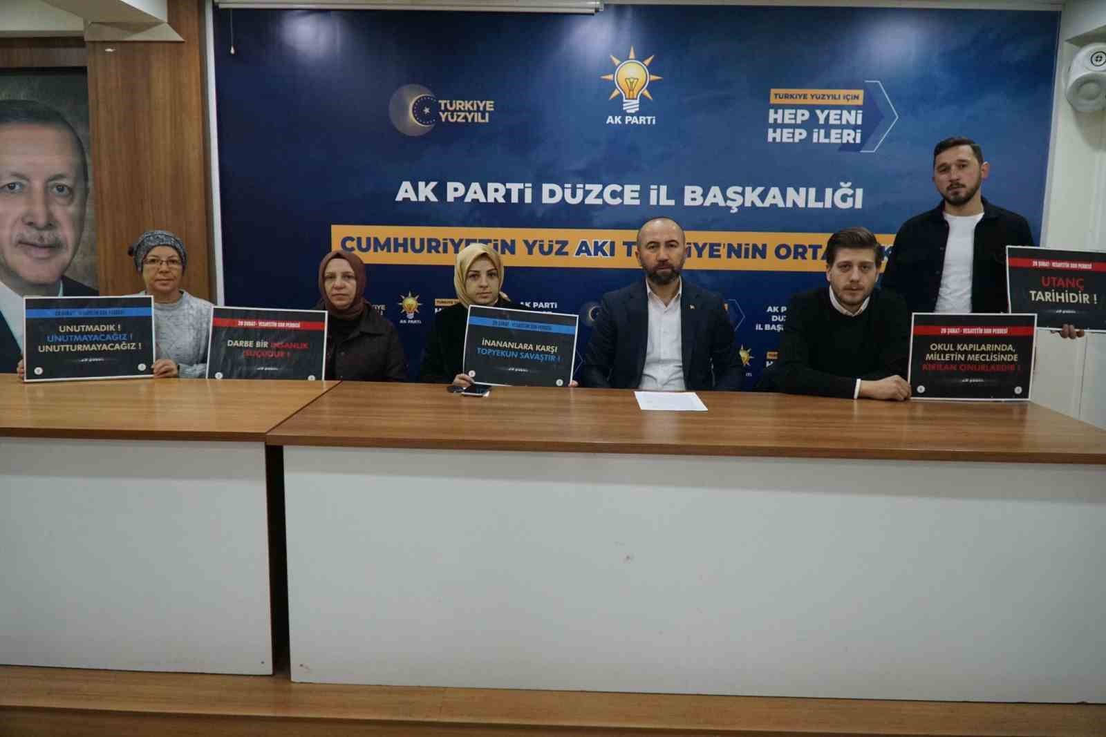 AK Parti’den 28 Şubat Postmodern Darbe ‘ye tepki: “İnsanlık Tarihine Kara Bir Leke”