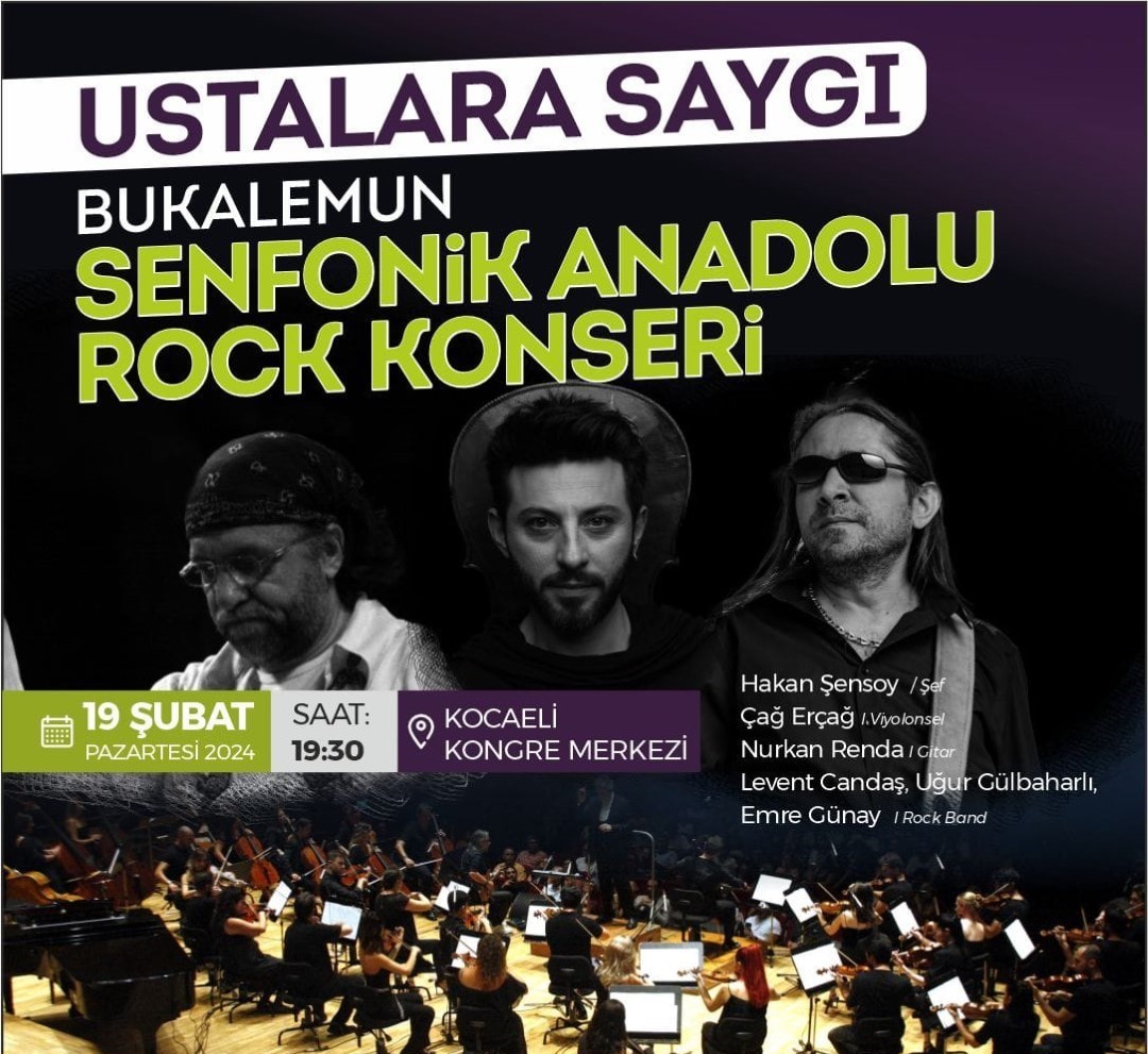 Anadolu Rock’un ustalarına saygı konseri