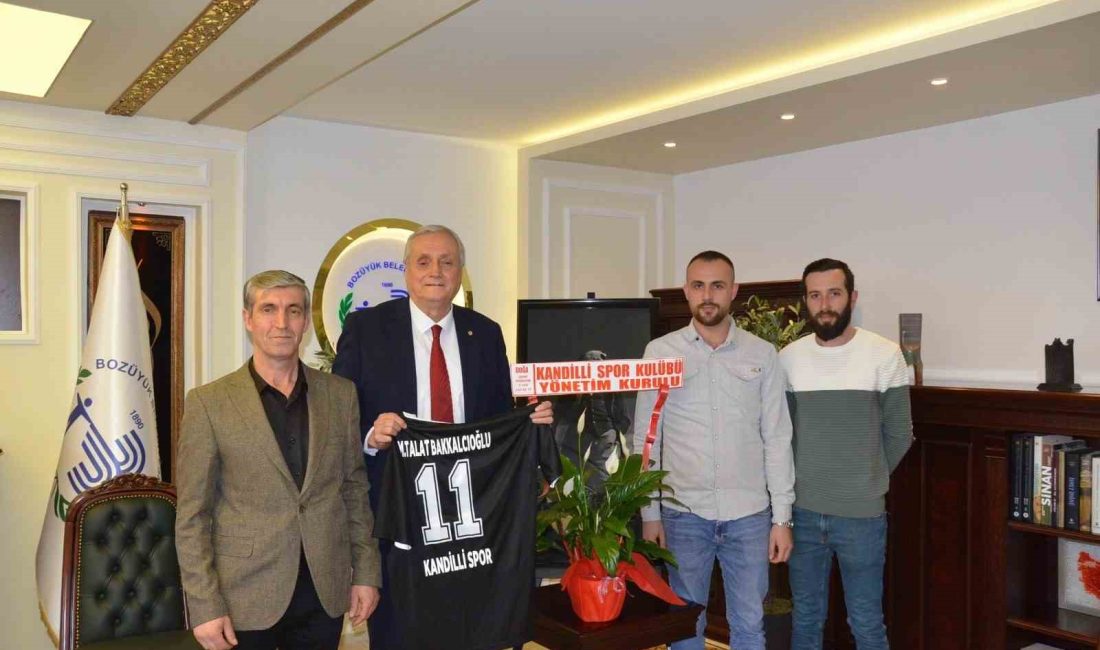 BAŞKAN BAKKALCIOĞLU’NA KANDİLLİ SPOR’DAN ZİYARET
