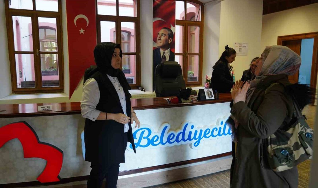 BİLECİK BELEDİYESİNDE İŞARET DİLİ