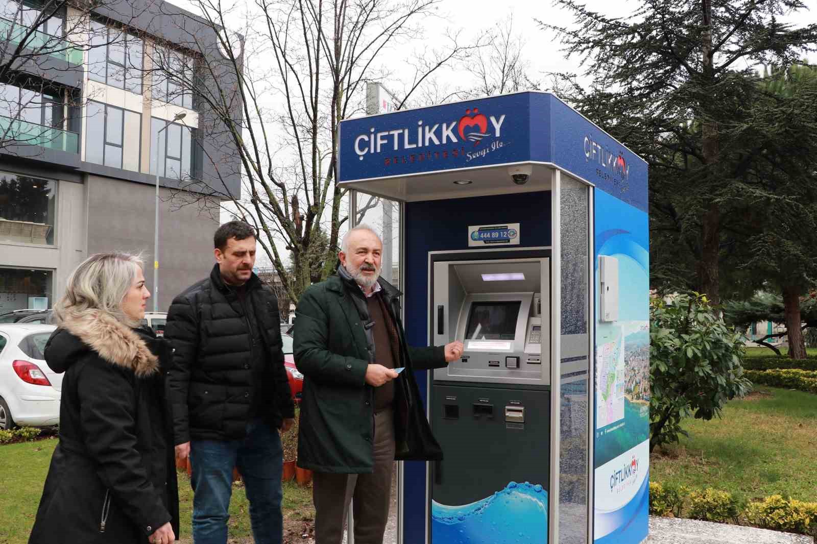 Çiftlikköy’de akıllı vezneler hizmete girdi