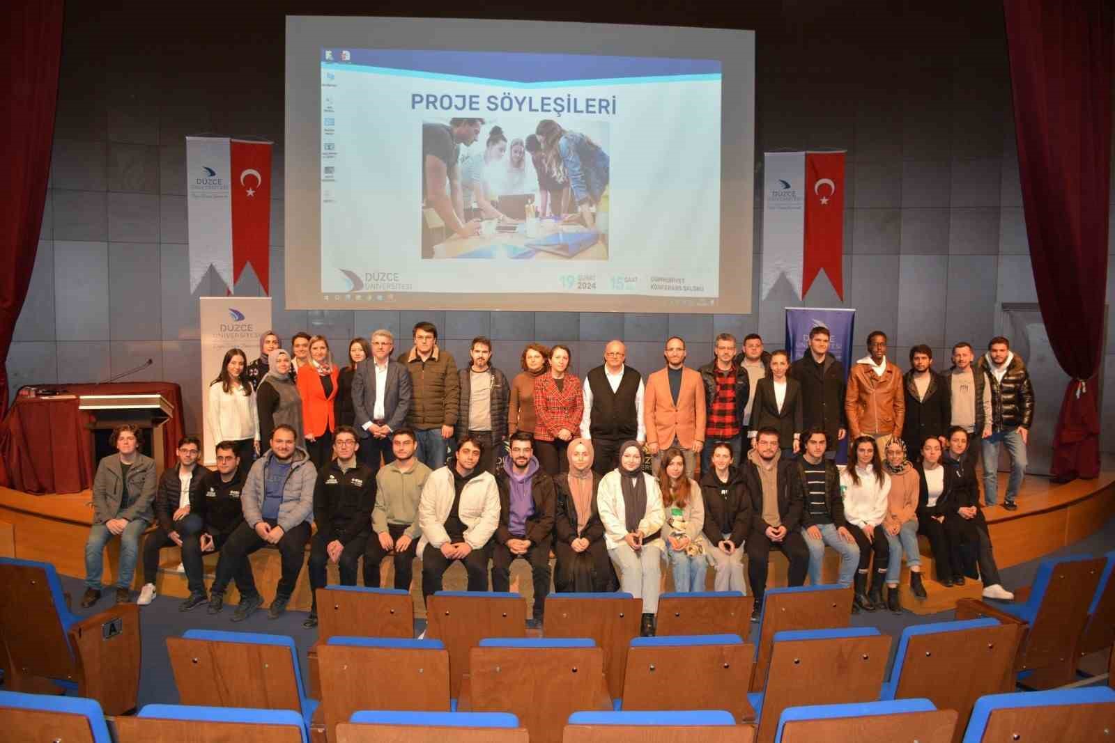 Düzce Üniversitesi’nden proje söyleşileri etkinliği