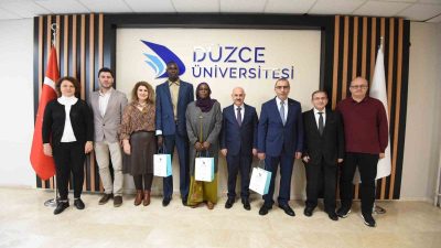 DÜZCE ÜNİVERSİTESİ’NİN ULUSLARARASILAŞMA ÇALIŞMALARINDA ÇAD HEYETİ, REKTÖR PROF. DR. NEDİM