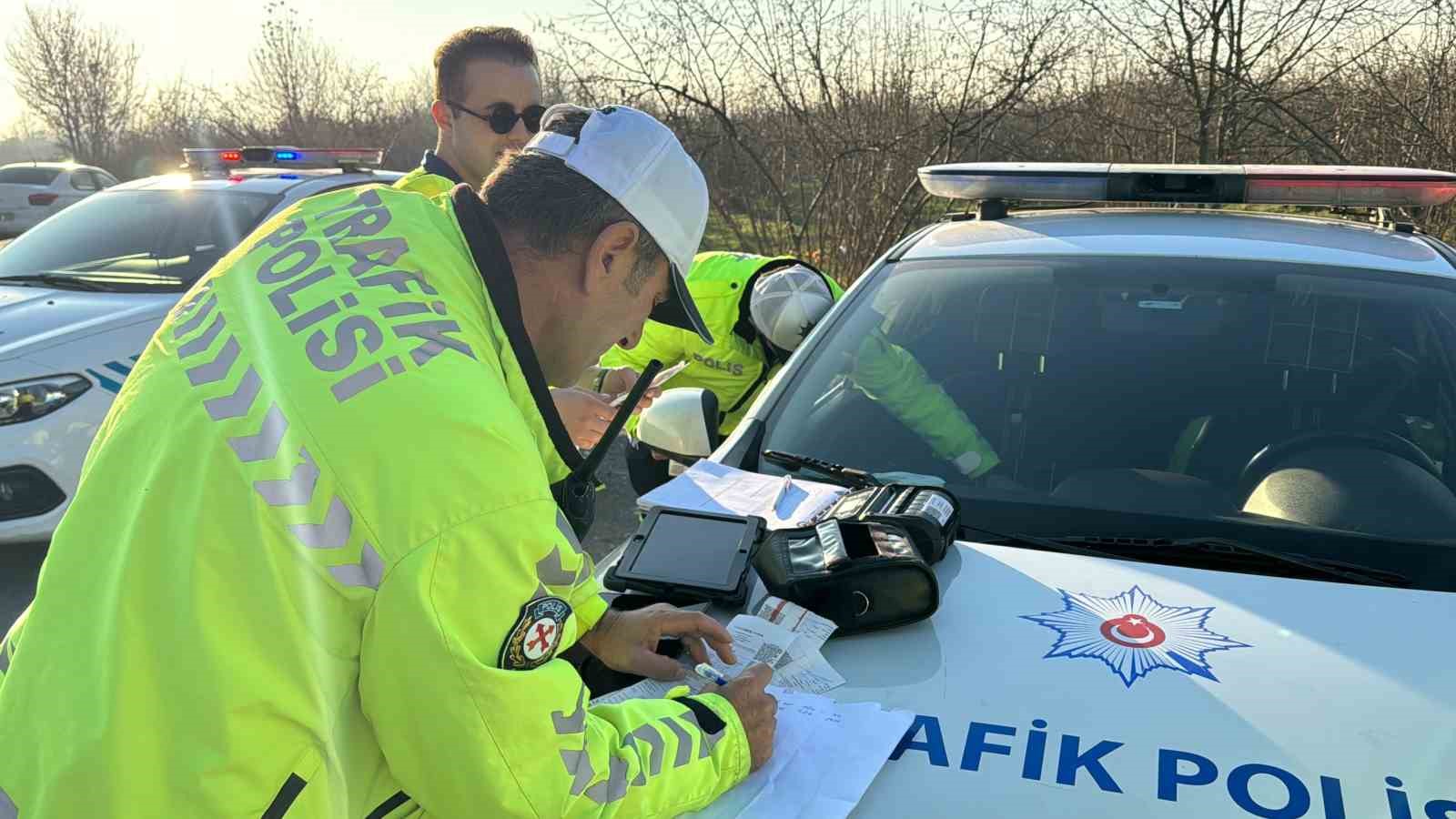 Düzce’de 146 araç trafikten men edildi