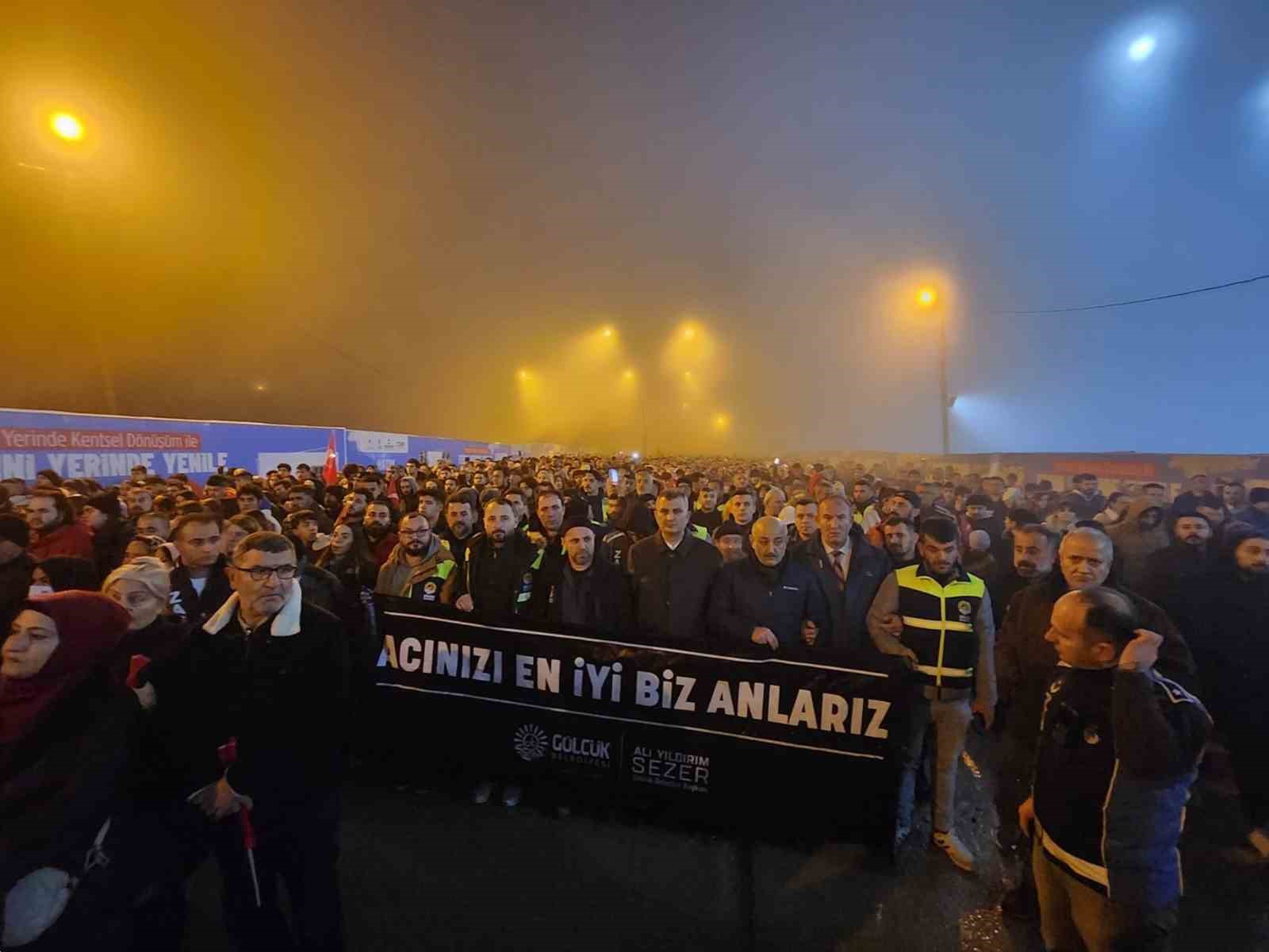 Gölcük Hatay’ın yanında: “Acınızı en iyi biz anlarız”