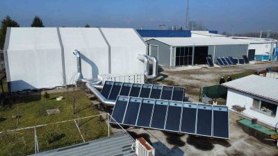 DÜZCE’DE MÜHENDİSLER DÜNYA’DA İLK OLARAK GÜNEŞ ENERJİSİNDEN SICAK HAVA ÜRETTİ.