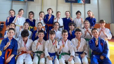 OKUL SPORLARI JUDO KÜÇÜKLER MÜSABAKALARINA 23 SPORCU KATILDI.