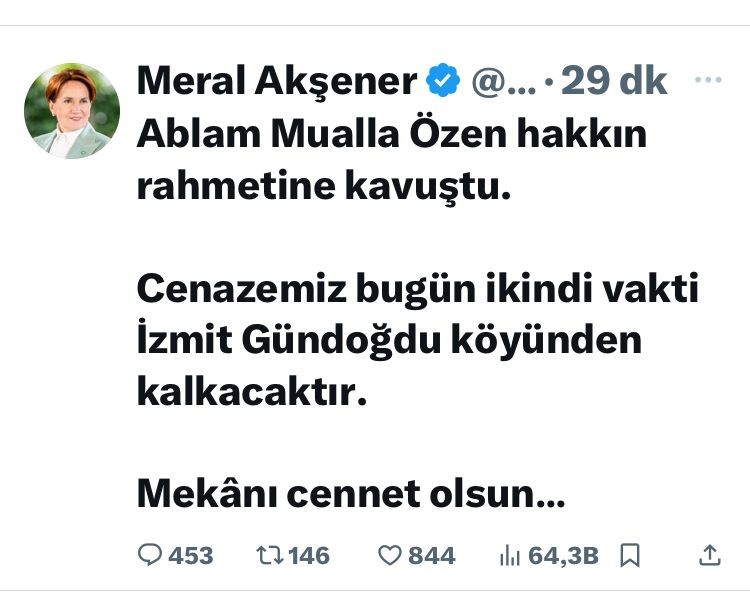 İYİ PARTİ GENEL BAŞKANI