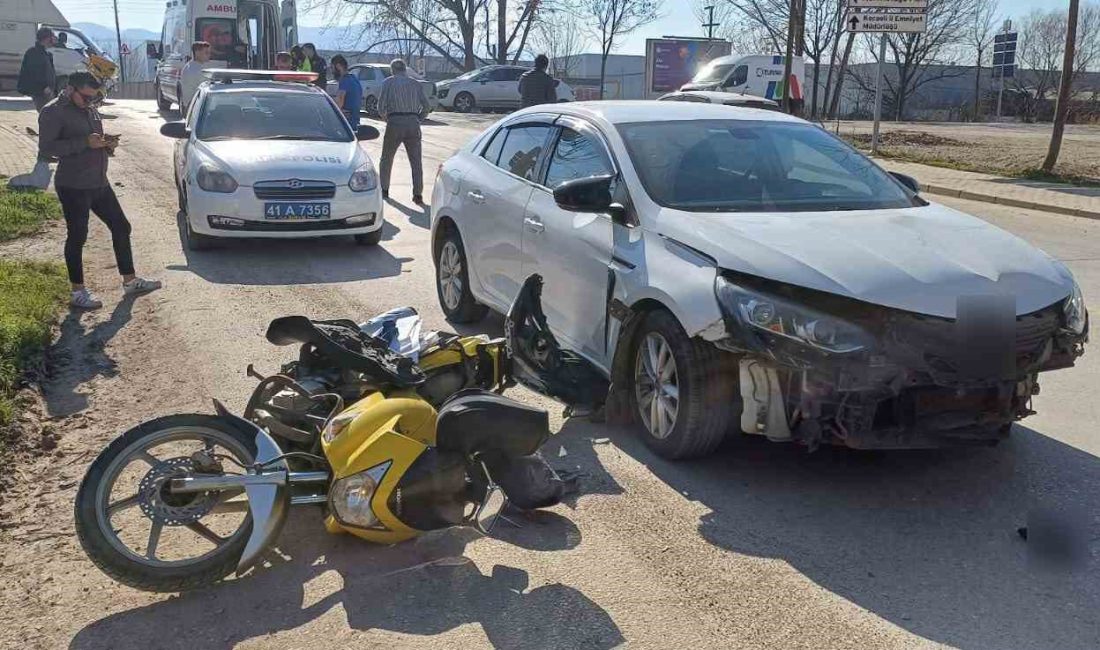 KOCAELİ'NİN BAŞİSKELE İLÇESİNDE OTOMOBİL