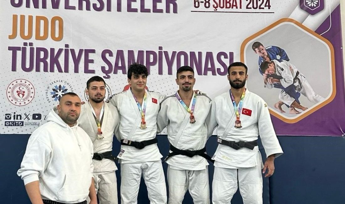 ERZURUM’DA DÜZENLENEN ÜNİVERSİTELER JUDO