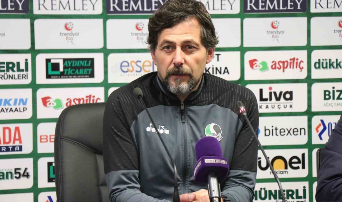 SAKARYASPOR TEKNİK DİREKTÖRÜ TURGAY