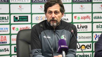 SAKARYASPOR TEKNİK DİREKTÖRÜ TURGAY KARSLI