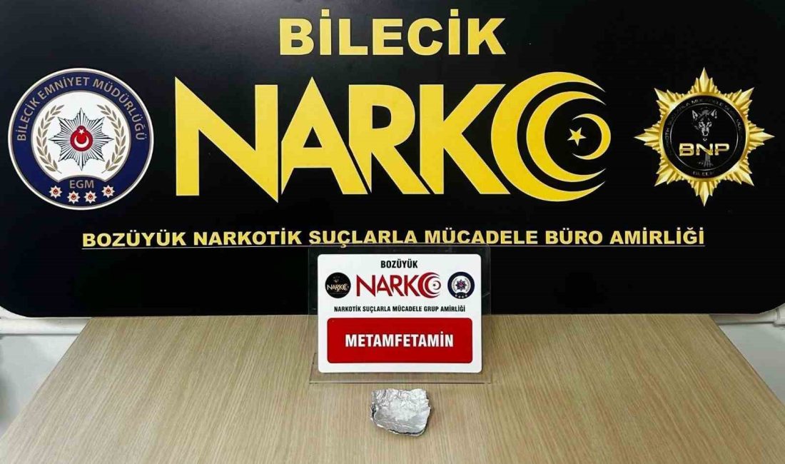 BİLECİK’İN BOZÜYÜK İLÇESİNDE NARKOTİK