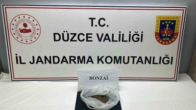 DÜZCE İL JANDARMA KOMUTANLIĞINA BAĞLI EKİPLER TARAFINDAN YAPILAN ÇALIŞMADA UYUŞTURUCU