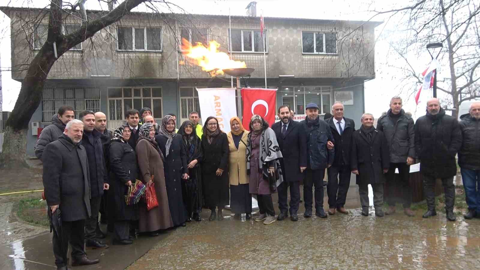 Yalova’nın Sugören köyü doğalgaza kavuştu