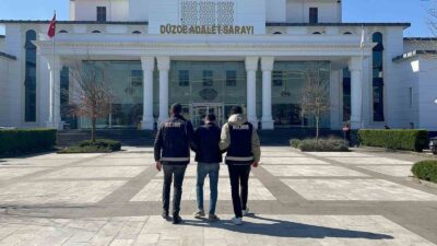 DÜZCE İL EMNİYET KENDİSİNİ KAMU GÖREVLİSİ OLARAK TANITARAK DOLANDIRICILIK, HÜKÜMLÜ