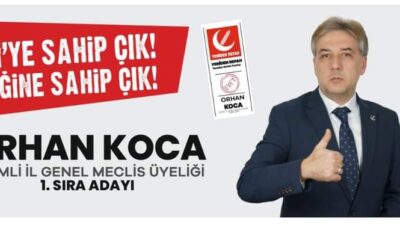 Yeniden Refah Partisi Çilimli İl Genel Meclisi Üyeliği 1.sıra adayı