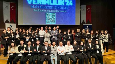 DÜZCE ÜNİVERSİTESİ ENDÜSTRİ MÜHENDİSLİĞİ TOPLULUĞU TARAFINDAN DÜZENLENEN VERİMLİLİK-24 'DİJİTALLEŞEN ZİHİNLER'