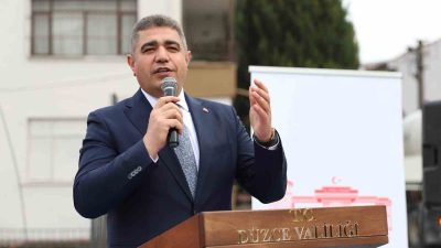 DÜZCE VALİSİ SELÇUK ASLAN, DÜZCE’DE JANDARMA VE POLİS EKİPLERİNİN ALDIĞI