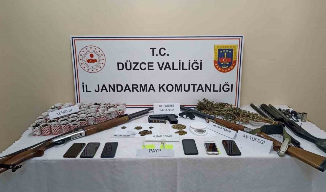 DÜZCE'DE JANDARMA EKİPLERİ TARAFINDAN