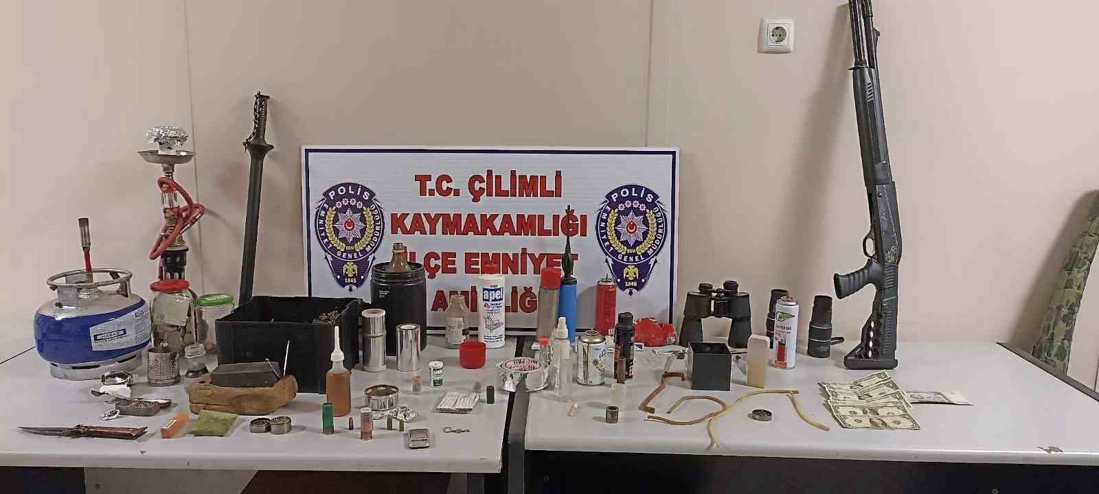 Düzce’de polis ekiplerinden uyuşturucu operasyonu