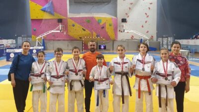 ZONGULDAK’TA DÜZENLENEN OKUL SPORLARI KÜÇÜKLER JUDO GRUP MÜSABAKALARINDA DÜZCELİ SPORCULAR