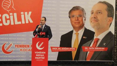 KOCAELİ'YE GELEN YENİDEN REFAH PARTİSİ GENEL BAŞKANI FATİH ERBAKAN, "DIŞ