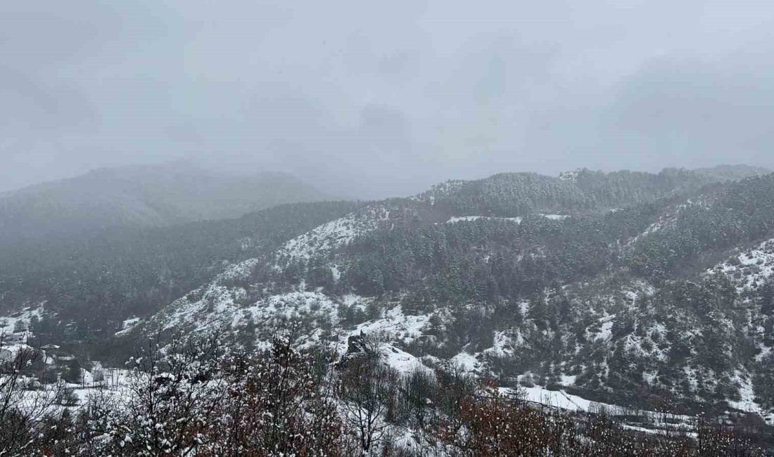 KASTAMONU’NUN YÜKSEK KESİMLERİNDE KAR YAĞIŞI ETKİLİ OLUYOR. KAR YAĞIŞI SEBEBİYLE