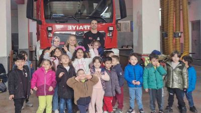 DÜZCE TÜRKİYE ODALAR BORSALAR BİRLİĞİ ANASINIFI ÖĞRENCİLERİ DÜZCE İTFAİYESİNİ GEZEREK