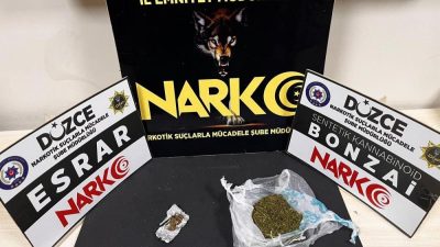 DÜZCE GENELİNDE UYUŞTURUCU TACİRLERİ VE KULLANIMINA KARŞI OPERASYONLAR DEVAM EDİYOR.