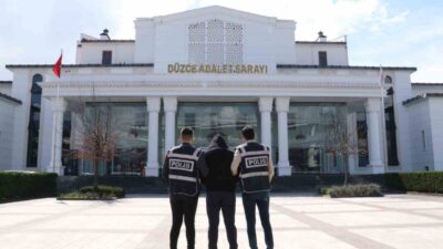 DÜZCE’DE POLİS EKİPLERİNCE YAPILAN ÇALIŞMASA 12 YIL 3 AY 15