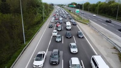 9 GÜNLÜK BAYRAM TATİLİNDE D-100 KARAYOLU VE ANADOLU OTOYOLU DÜZCE