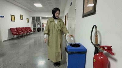 DÜZCE’DE ÜNİVERSİTE ÖĞRENCİLERİNİN KONAKLADIĞI YURTLARDA BAŞLATILAN PROJE ÇERÇEVESİNDE 30 TON