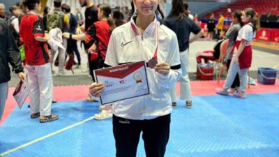 BİLECİKLİ TAEKWONDOCU İKLİM METİN, NEVŞEHİR’DE OYNANACAK FİNALLERE KATILMAYA HAK KAZANDI.