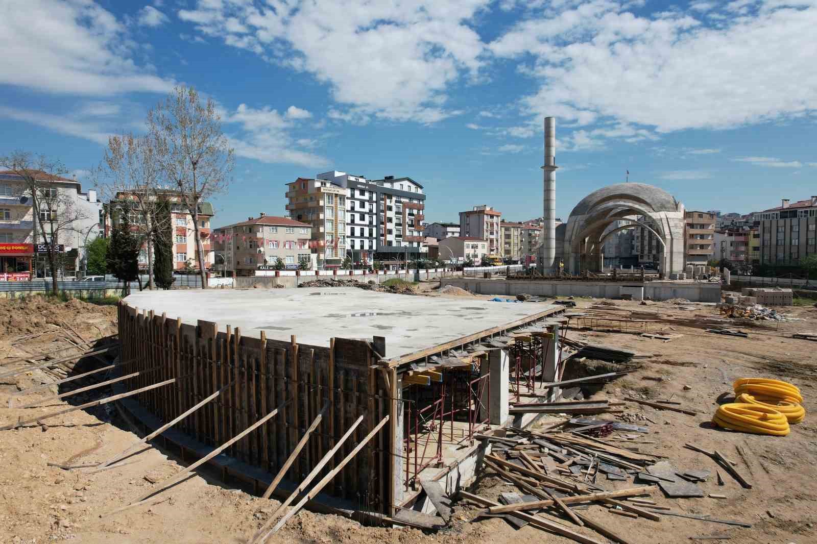 İlçenin yeni cazibe merkezi haline gelecek projede çalışmalar sürüyor