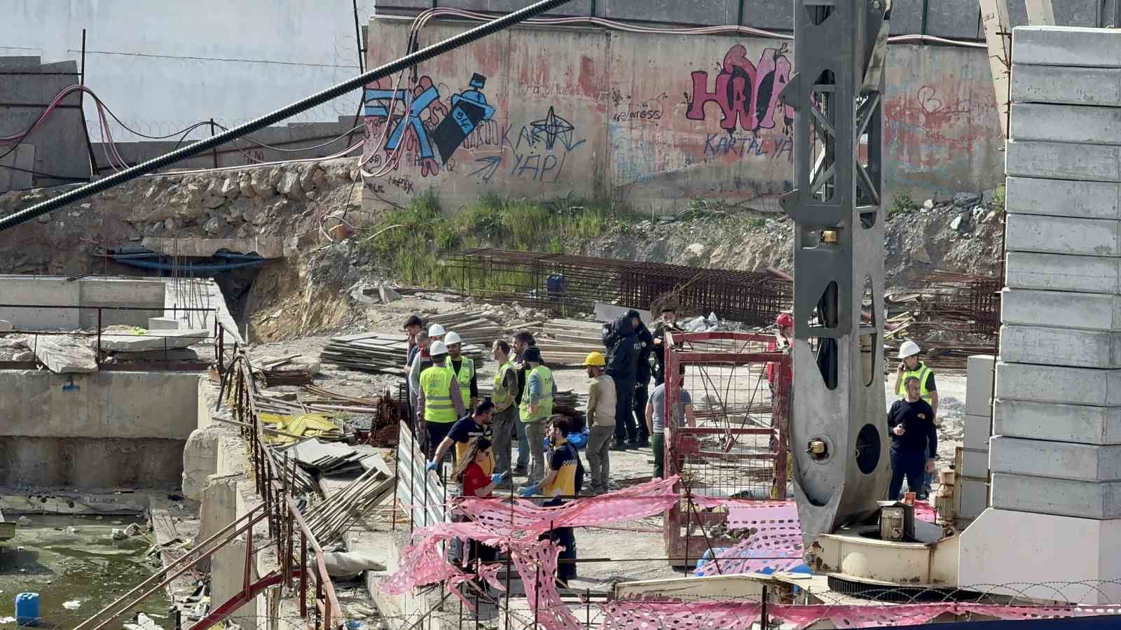 Kocaeli’de metro şantiyesinde yangın