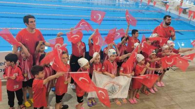 KÖRFEZLİ MİNİK YÜZÜCÜLER 23 NİSAN ULUSAL EGEMENLİK VE ÇOCUK BAYRAMI