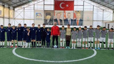 KÖRFEZ'DE ORGANİZE EDİLEN KÜÇÜK ERKEKLER FUTBOL TURNUVASI BAŞLADI.