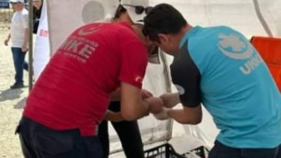 SPORCULARIN ACİL SAĞLIK İHTİYAÇLARINI UMKE KARŞILADI