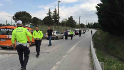 TEM OTOYOLU’NUN KOCAELİ GEÇİŞİNDE 4 ARACIN KARIŞTIĞI ZİNCİRLEME TRAFİK KAZASINDA