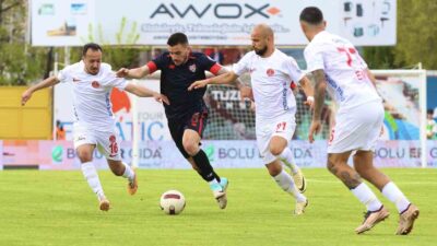 TRENDYOL 1.LİG’İN 30.HAFTASINDA BOLUSPOR SAHASINDA AĞIRLADIĞI ÜMRANİYESPOR’A KARŞI 1-0'LIK SKORLA